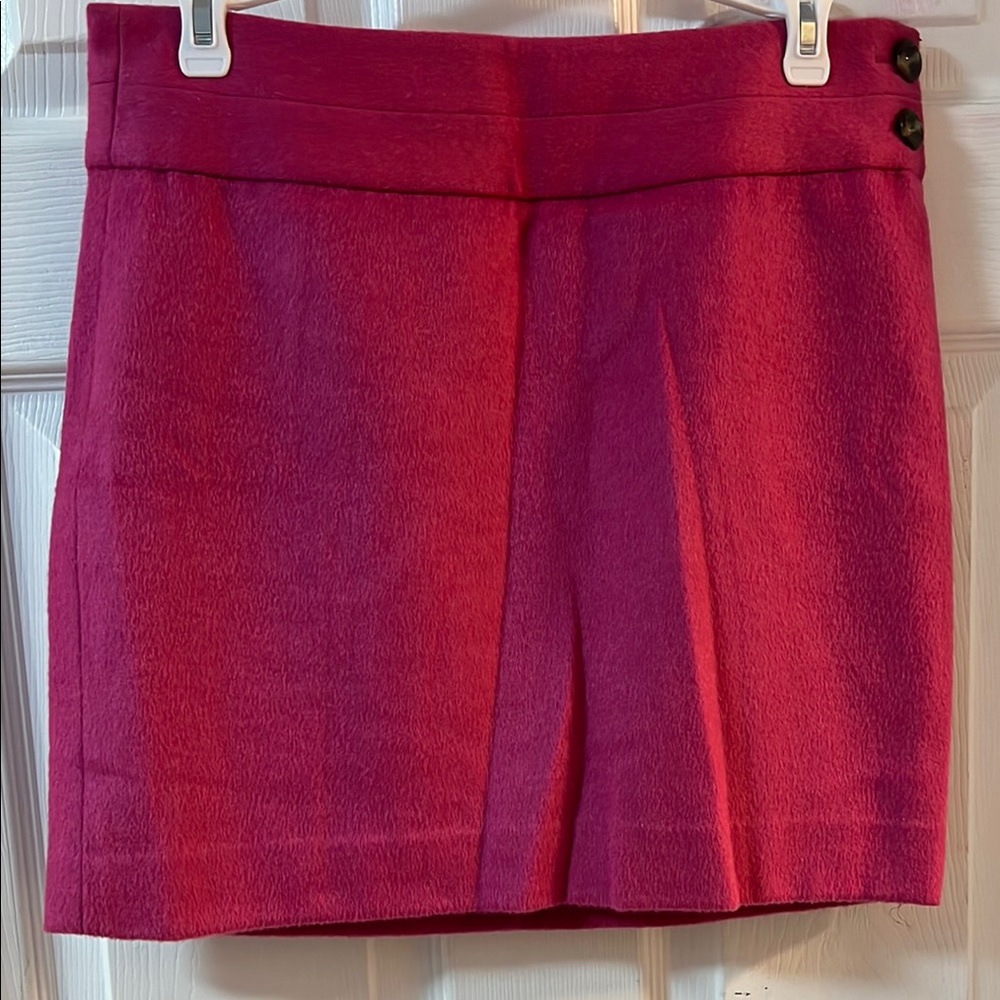 Elegant Pink wool blend skirt